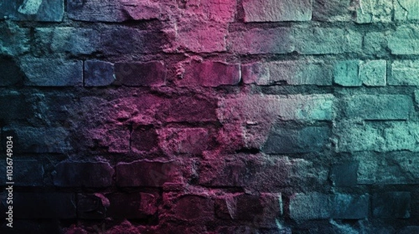 Obraz neon wall texture