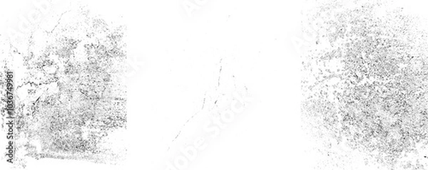 Fototapeta Grunge textures set. Collection of vector, distress, textures .Simply Place grungy textured overlay over any Object to Create grunge ,dirty effect .Various distressed texture for your design. 