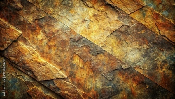 Fototapeta Abstract grunge background with a tilted angle and rock texture