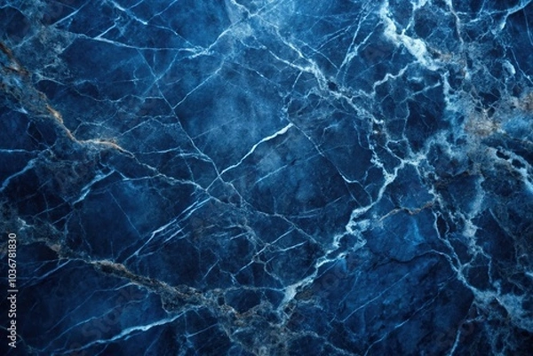 Fototapeta elegant blue navy marble background with minimalistic pattern and grunge texture Forced Perspective