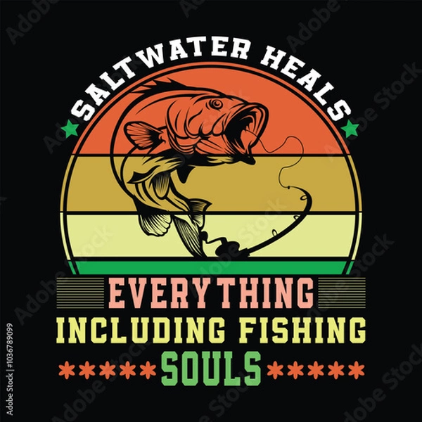 Fototapeta Unique Fish-Themed T-Shirt Designs for Water Lovers