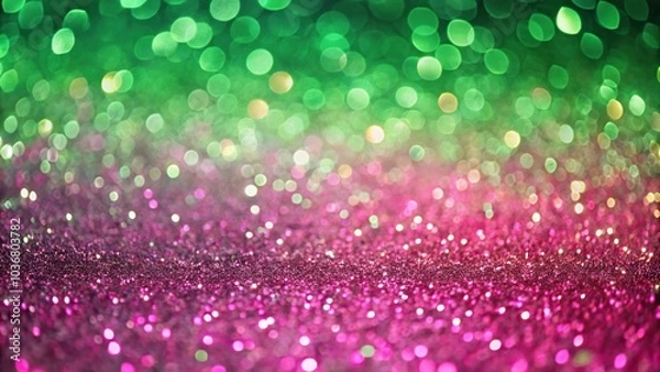 Obraz pink and green textured glitter background in panoramic view