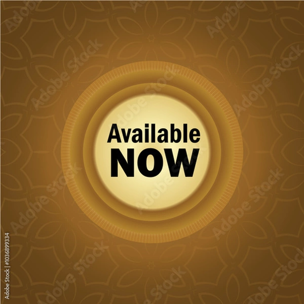 Fototapeta Available label design, vector illustration