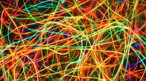 Fototapeta Colorful Abstract Light Patterns