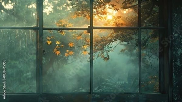 Fototapeta window in the house