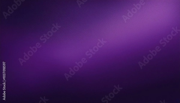 Fototapeta deep purple gradient background with a grainy texture, ideal for enhancing the visual depth of posters, banners, or digital art.