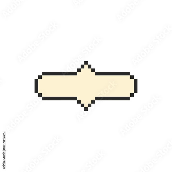 Fototapeta border frame rectangle pixel art