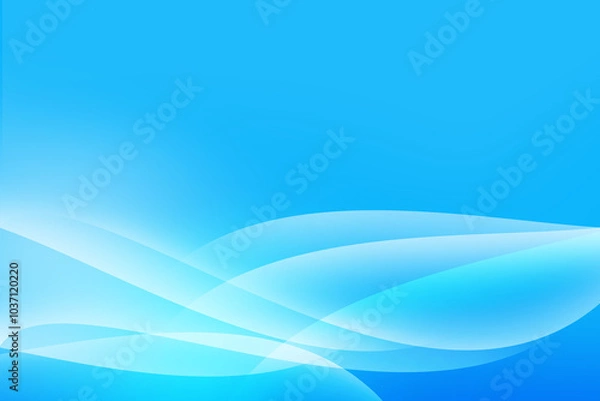 Fototapeta Soft light blue background with curve pattern graphics for Graphic business technology digital illustration web template backdrop desktop wallpaper pattern banner poster texture