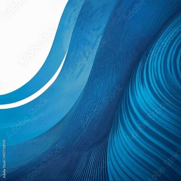 Obraz vague bleu numérique en ia, background numérique et informatique	