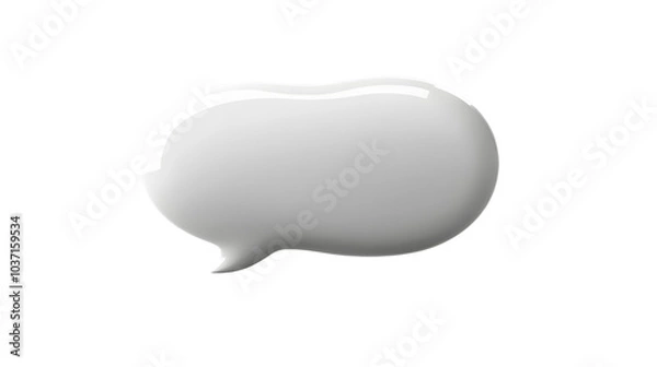 Obraz Speech bubble isolated on transparent background