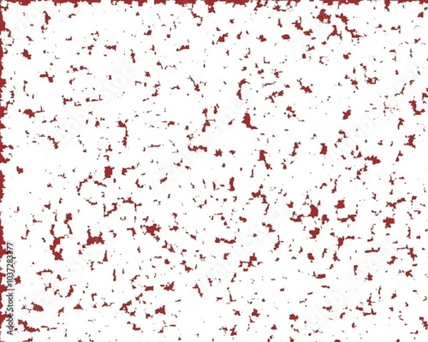 Obraz red paint splashes on white