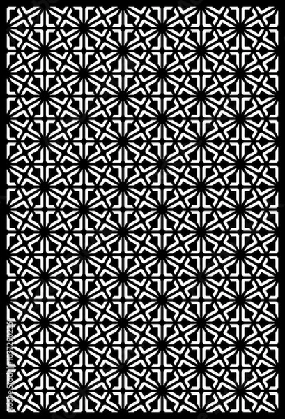 Fototapeta Intricate Symmetry: A Stunning Collection of Geometric Pattern Designs for Modern Art Lovers and Creative Spaces