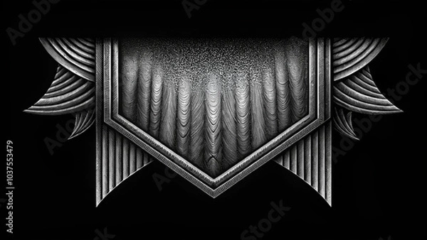 Obraz Noise texture grainy background black white gray