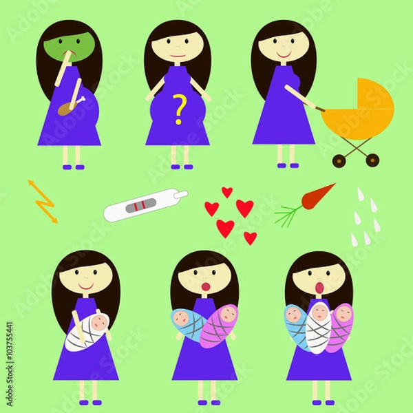 Fototapeta беременность