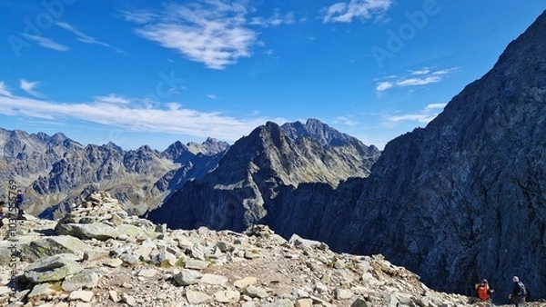 Obraz Rocky Mountains, clear sky.