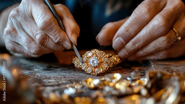 Obraz Jewelry Crafting Process