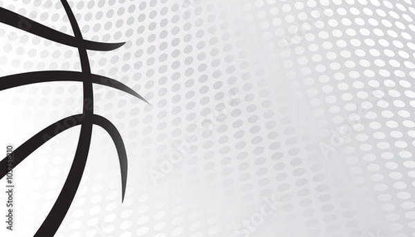 Obraz Tło wektora koszykówki
