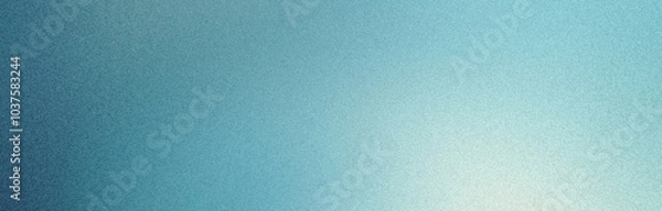 Fototapeta light blue grain texture canvas, modern design steel graphic hero, light mood color with grimy gradient surface, morning and day