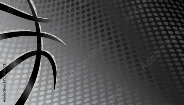 Obraz Basketball vector background