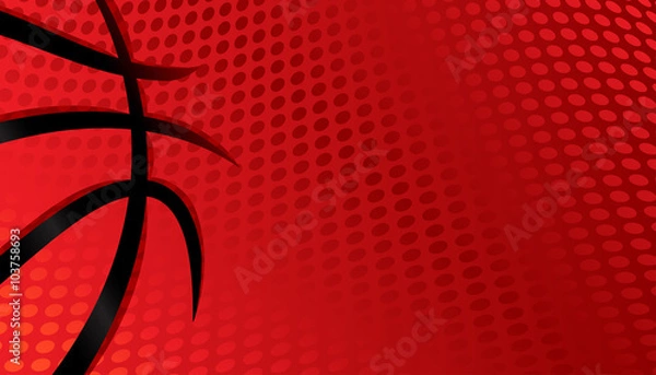 Obraz Koszykówka tło wektor