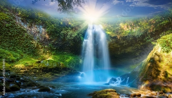Obraz Celestial Waterfall of Light