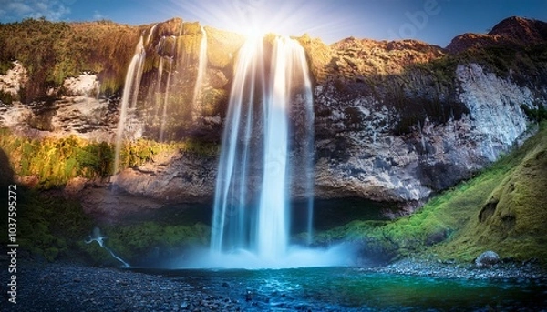 Obraz Celestial Waterfall of Light