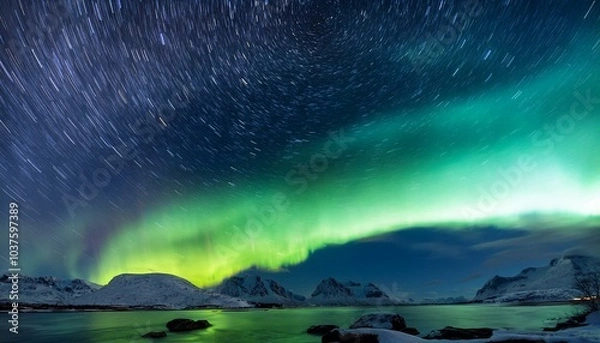 Fototapeta Aurora Borealis Pulse