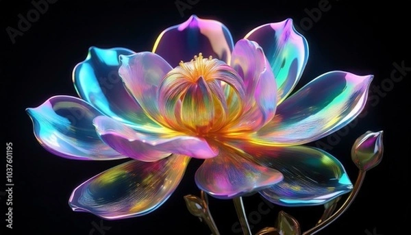Obraz Holographic Bloom 