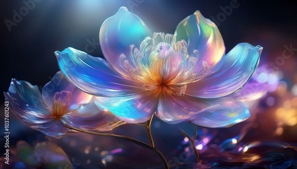 Obraz Holographic Bloom 