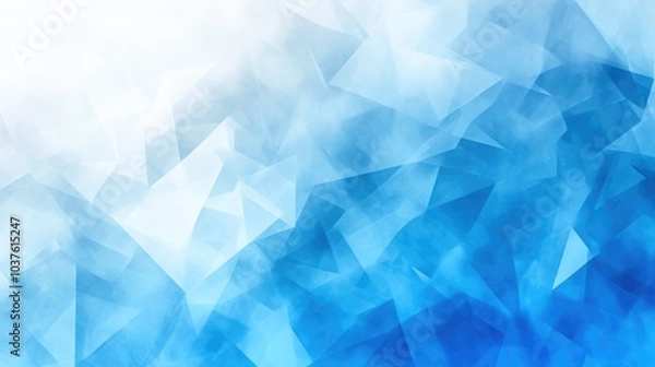Fototapeta Abstract Geometric Frozen Ice Pattern