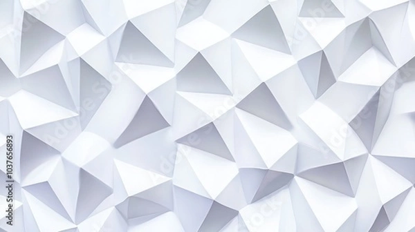 Fototapeta White Triangles