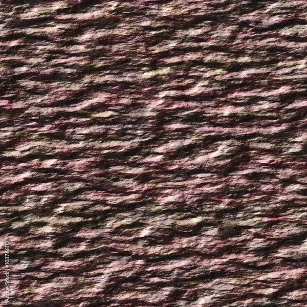 Fototapeta Seamless texture of red cracked sandstone rock pattern for background / illustration
