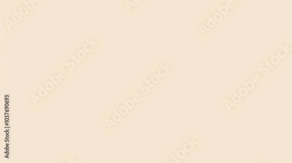 Fototapeta Flat Solid Soft Creamy Beige Background for Elegant and Minimal Designs