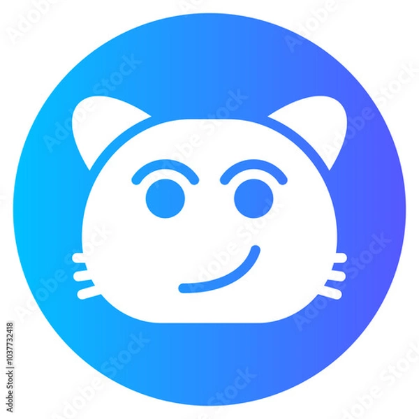 Fototapeta confusing gradient icon