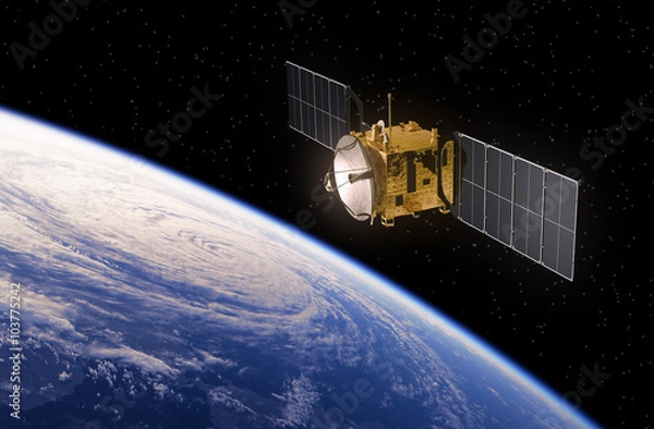 Obraz Satellite Orbiting Earth