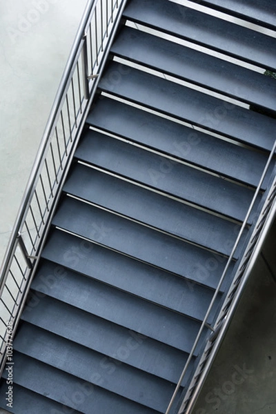 Fototapeta stair case top view