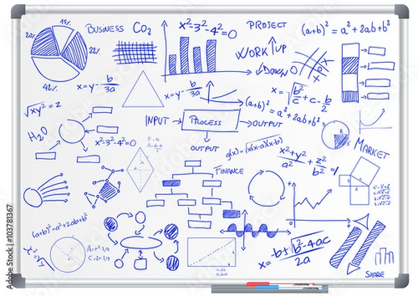 Obraz charts and diagrams