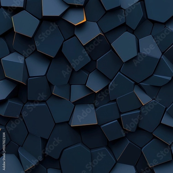 Fototapeta Abstract the background with melancholy, dark colors and strong, angular forms