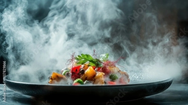 Obraz Smoky Vegetable Dish