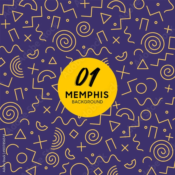 Obraz Dynamic Geometric Design, Abstract Shapes, Patterns, and Modern Graphics for Invitations, Posters, and Web Use