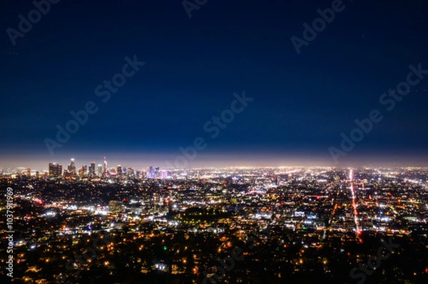 Fototapeta ロサンゼルスの夜景