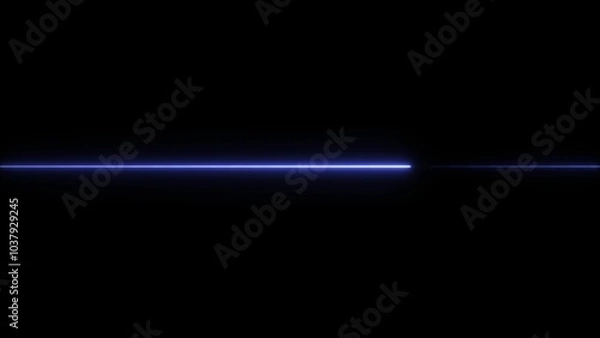 Fototapeta glowing neon line animation. Neon background. 4k video. on black background.	
