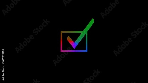 Fototapeta check mark symbol