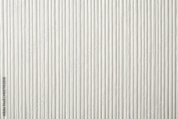 Fototapeta Wide-angle striped embossed paper white texture background