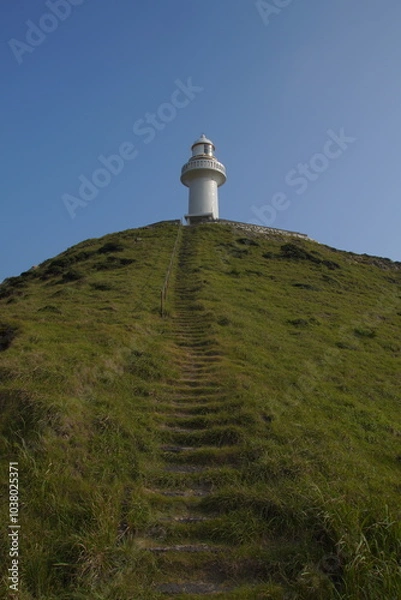 Fototapeta 丘の上の灯台
