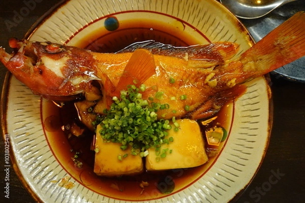 Fototapeta アカムツの煮つけ