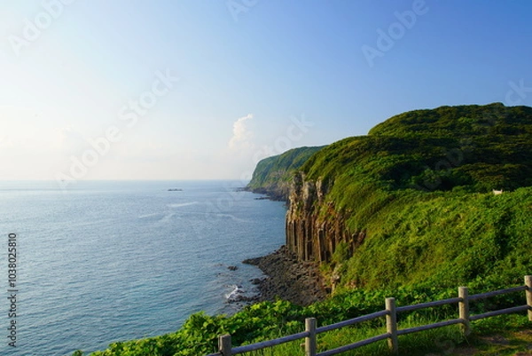 Fototapeta 海岸線の岸壁