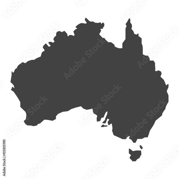 Obraz vector Map of Australia