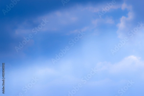 Fototapeta Large clouds gather before rain
