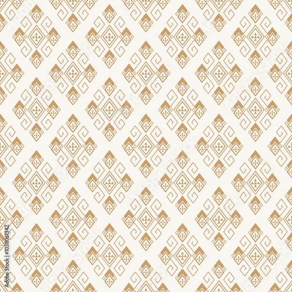 Fototapeta Vector Geometric seamless patterns. pattern for wallpapers, textile, packaging,